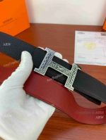 AAA Quality Copy Hermes Society Reversible Belt with Tattoo H Buckle